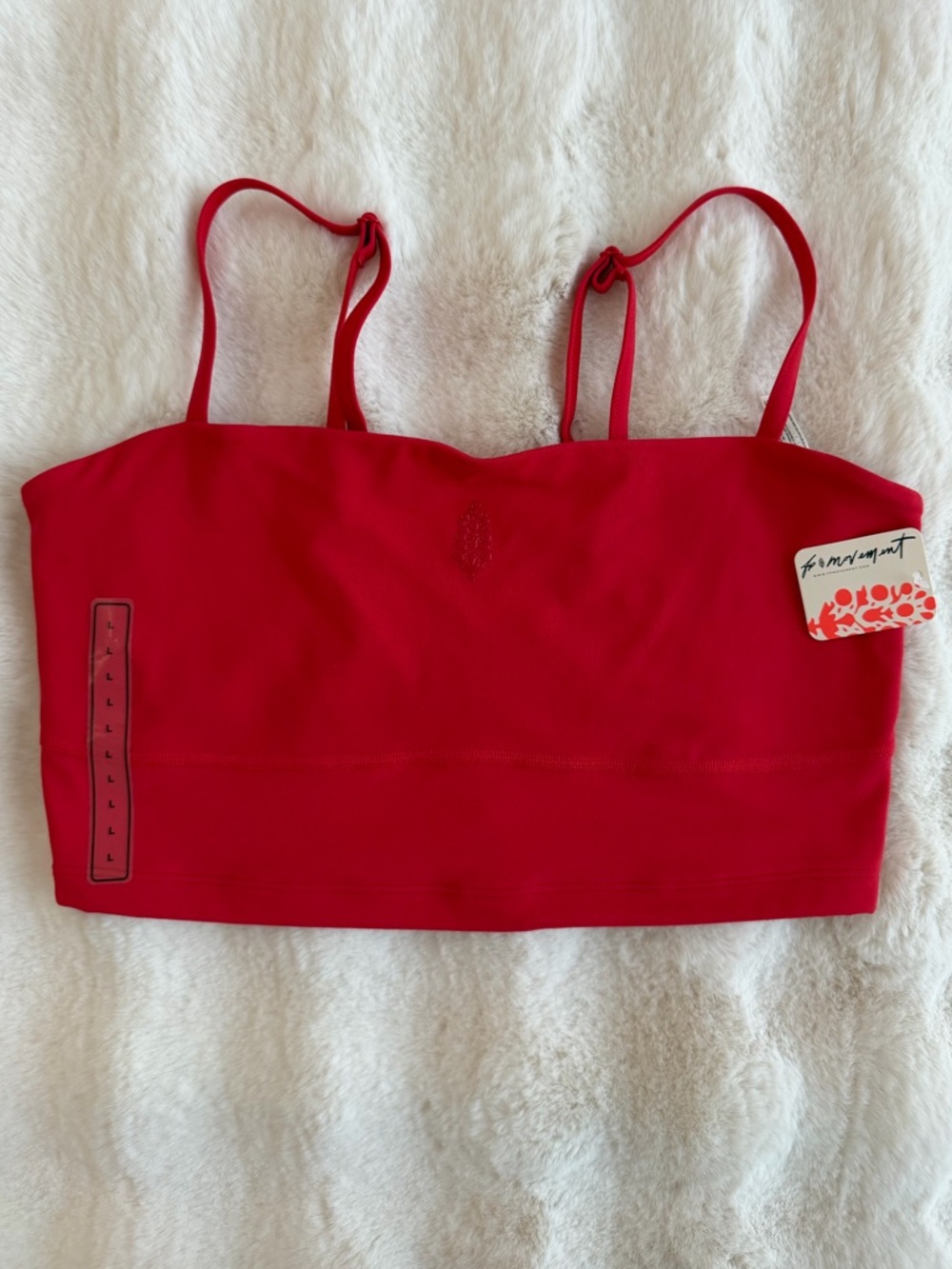 🆕 FP by Free People | Never Better Bandeau (OB2290018) - Victory Red Size L.